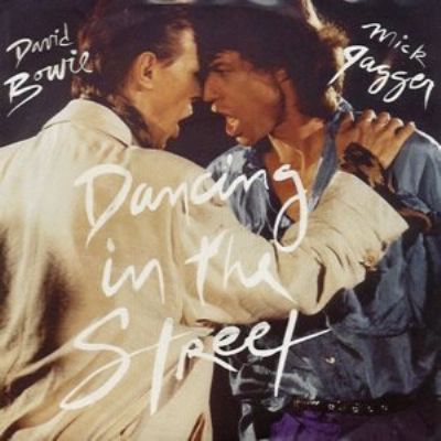 David Bowie & Mick Jagger Dancing In The Street album cover