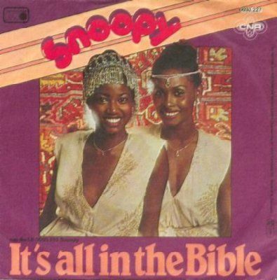Snoopy It's All In The Bible album cover