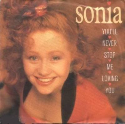 Sonia You'll Never Stop Me Loving You album cover