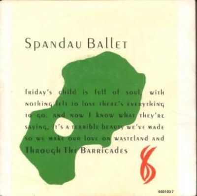 Spandau Ballet Through The Barricades album cover
