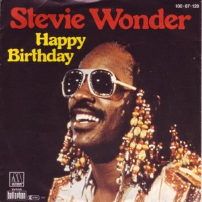 Stevie Wonder Happy Birthday album cover