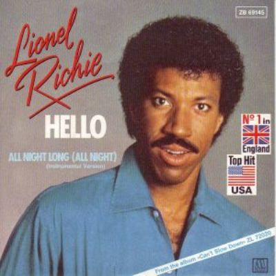 Lionel Richie Hello album cover