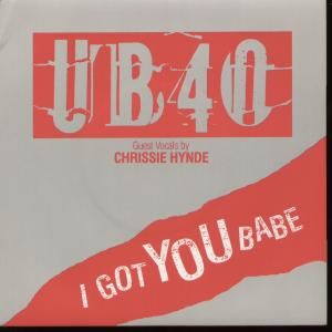 UB40 with Chrissie Hynde I Got You Babe album cover
