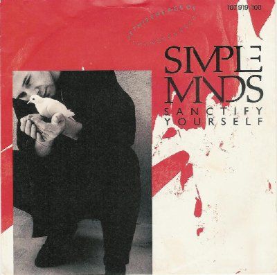 Simple Minds Sanctify Yourself album cover