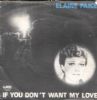 Elaine Paige If You Don't Wan't My Love album cover