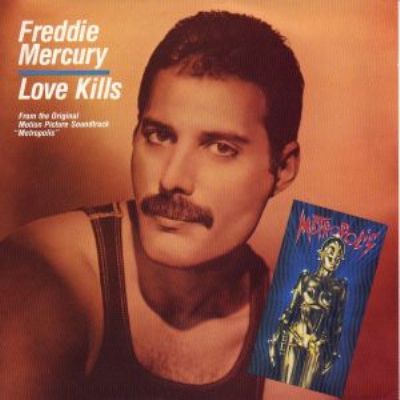 Freddie Mercury Love Kills album cover