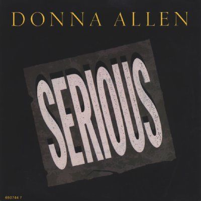 Donna Allen Serious album cover