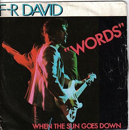 F.R. David Words album cover