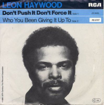 Leon Haywood Don't Push It Don't Force It album cover