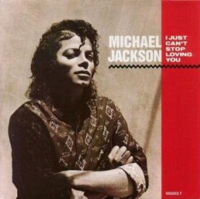 Michael Jackson I Just Can't Stop Loving You album cover