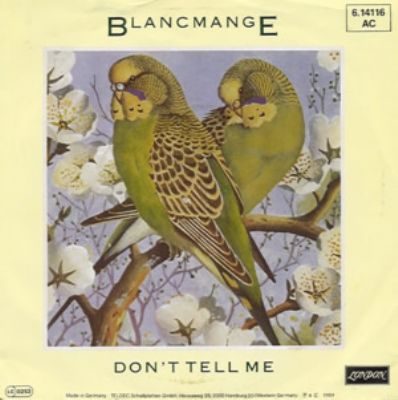 Blancmange Don't Tell Me album cover