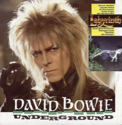 David Bowie Underground album cover