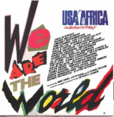 Usa For Africa We Are The World album cover