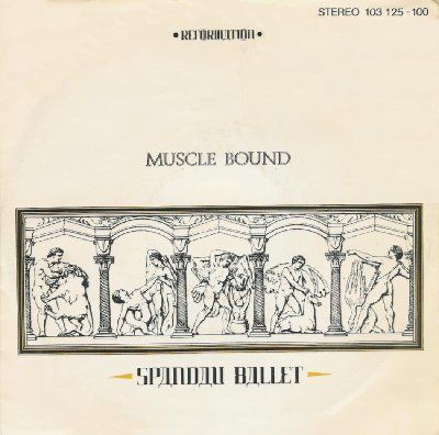 Spandau Ballet Muscle Bound album cover