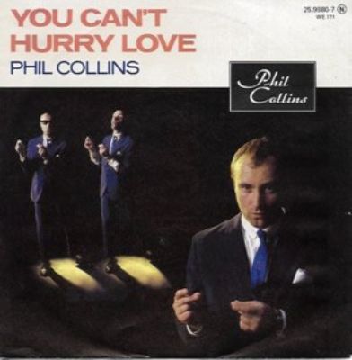 Phil Collins You Can't Hurry Love album cover