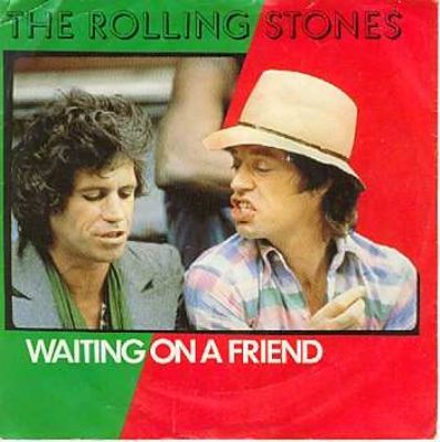 Rolling Stones Waiting On A Friend album cover