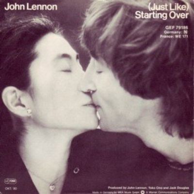 John Lennon (Just Like) Starting Over album cover